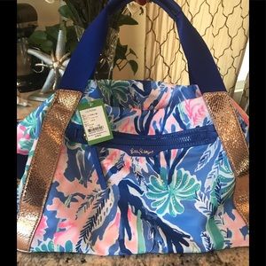 NWT. Lilly Pulitzer Sun Seekers Travel Tote